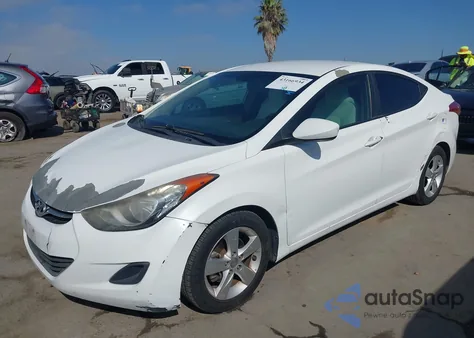 2013 Hyundai Elantra Gls из США, поврежденный, VIN 5NPDH4AE4DH331328